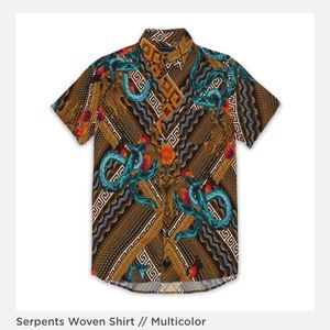 Designer short sleeve print shirt